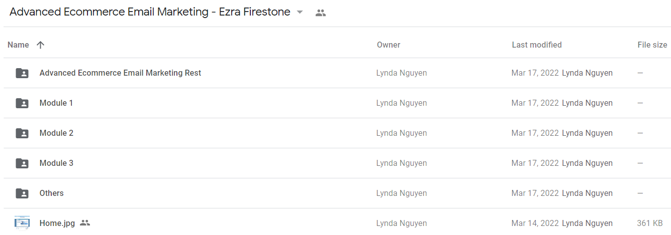 Ezra Firestone - Advanced Ecommerce Email Marketing