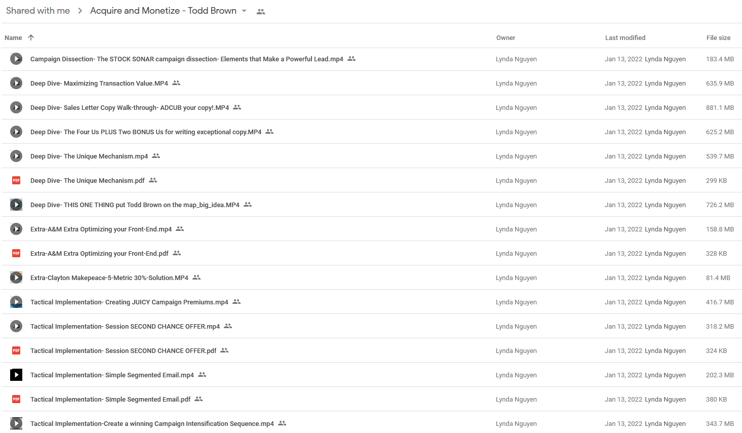 Todd Brown – Acquire and Monetize