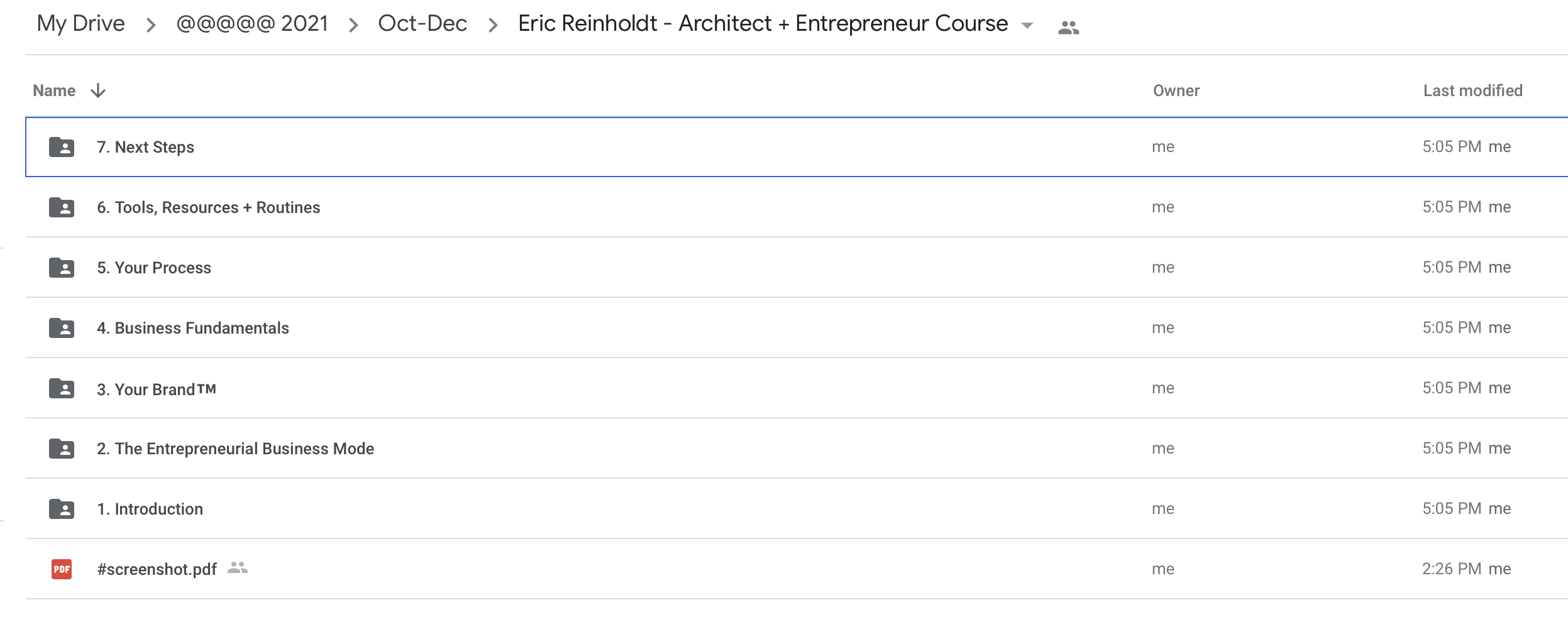 Eric Reinholdt RA NCARB - Architect + Entrepreneur Course