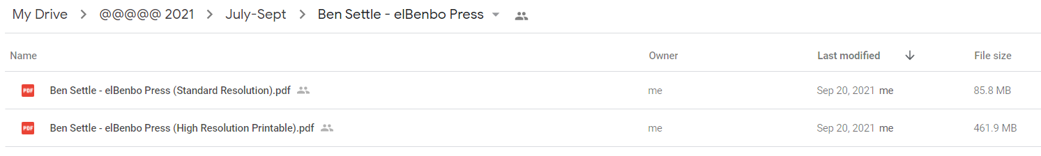 Ben Settle - elBenbo Press