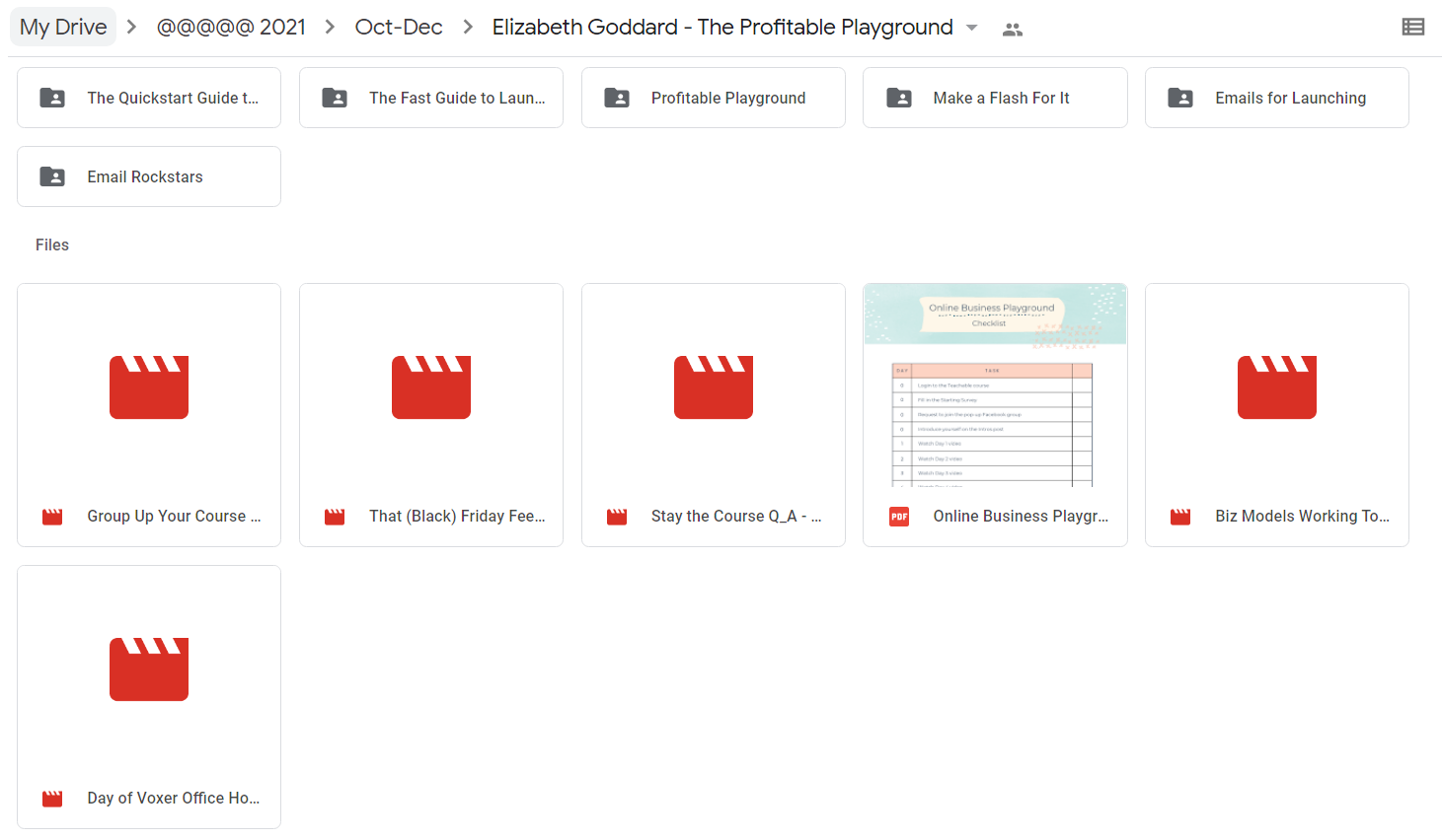 Elizabeth Goddard - The Profitable Playground