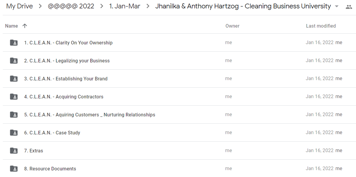 Jhanilka & Anthony Hartzog – Cleaning Business University 2022