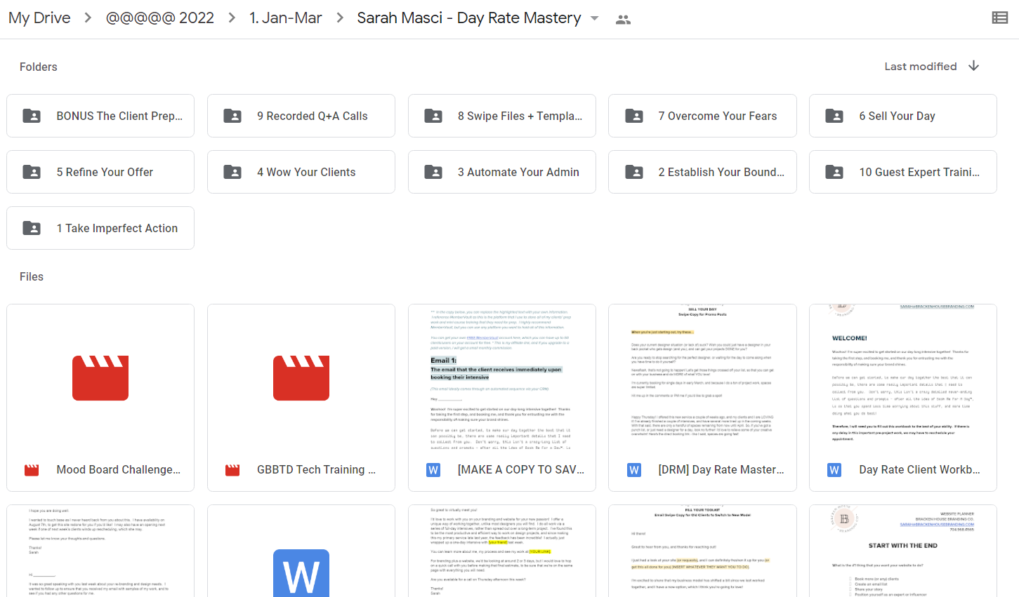 Sarah Masci – Day Rate Mastery