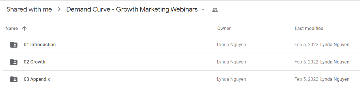Demand Curve – Growth Marketing Webinars