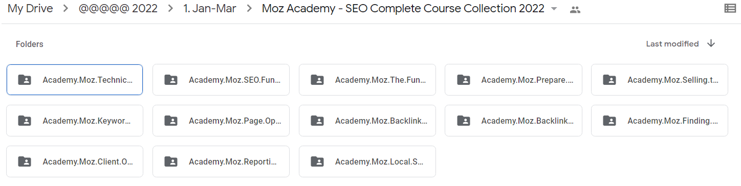 Moz Academy – SEO Complete Course Collection 2022