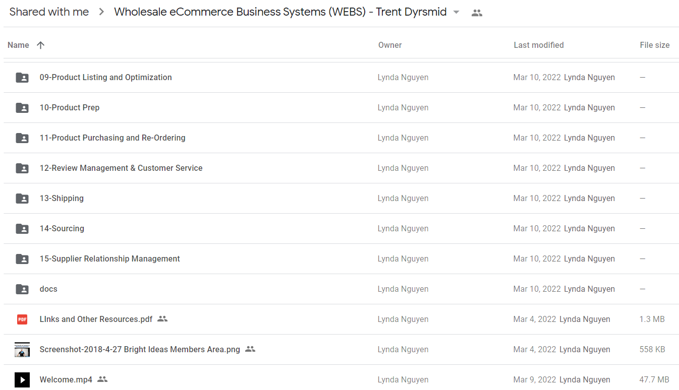 Wholesale eCommerce Business Systems (WEBS) – Trent Dyrsmid