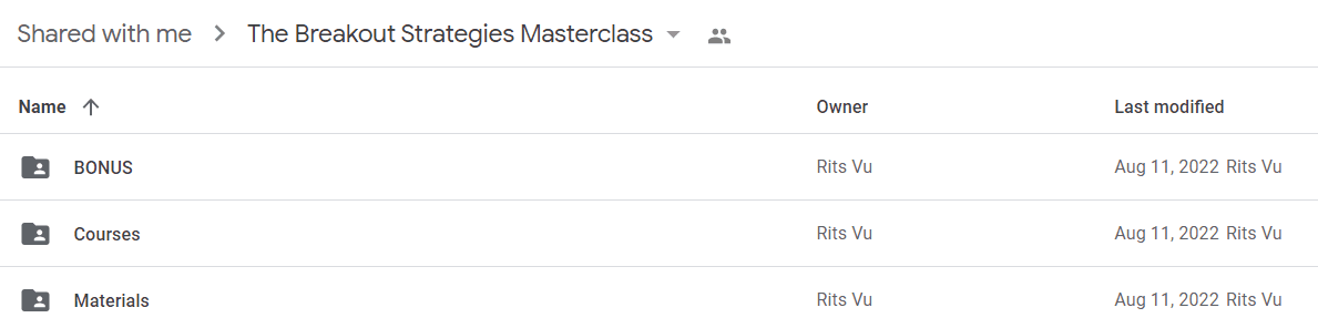 The Breakout Strategies Masterclass1