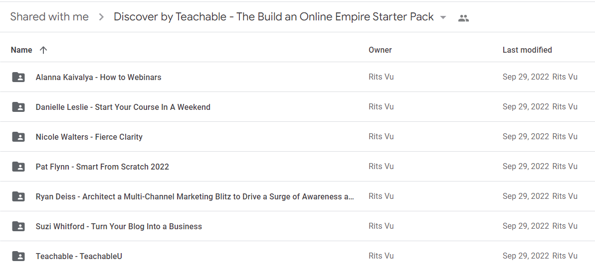 Discover by Teachable – The Build an Online Empire Starter Pack2