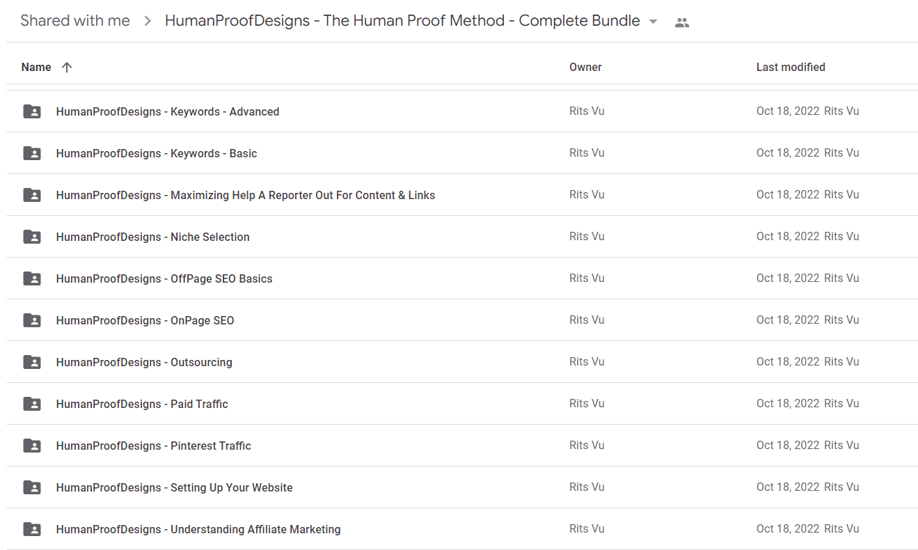 HumanProofDesigns – The Human Proof Method – Complete Bundle2