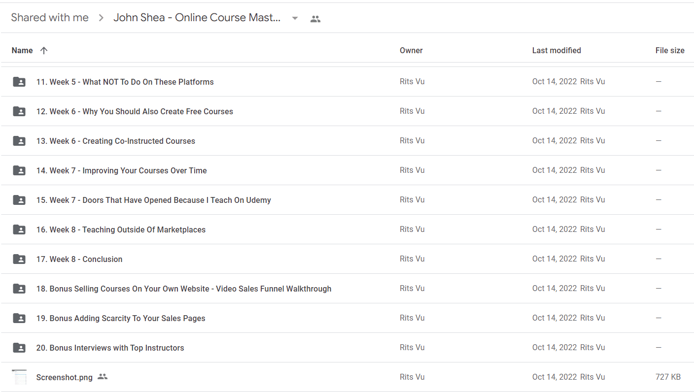 John Shea – Online Course Mastery Blueprint2