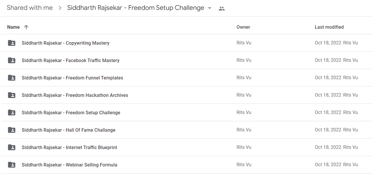 Siddharth Rajsekar – Freedom Setup Challenge2